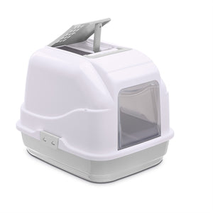 IMAC KATTENBAK EASY CAT WIT / LICHTGRIJS