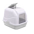 IMAC KATTENBAK EASY CAT WIT / LICHTGRIJS