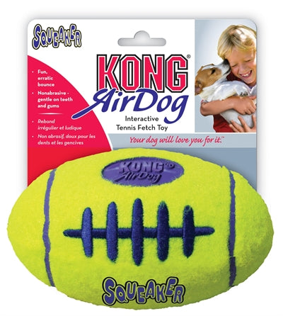 Kong Airdog Football Geel SMALL 9X5,5 CM