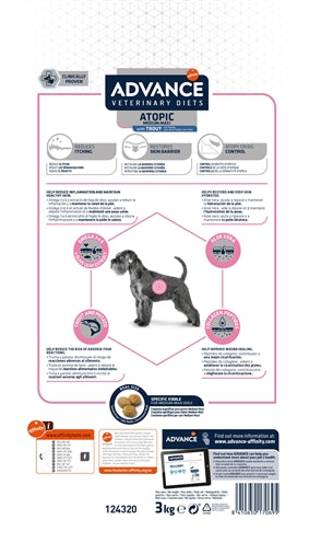 Advance Veterinary Diet Dog Atopic Care Medium / Maxi 3 KG