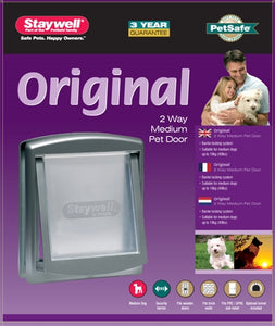 Petsafe Hondenluik Medium Zilver / Tranparant 757