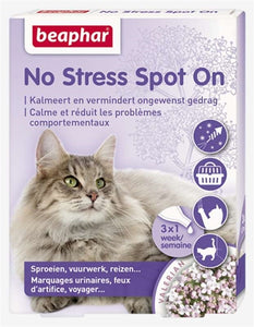 Beaphar No Stress Spot On Kalmeert En Stimuleert Goed Gedrag Kat 3 Pip