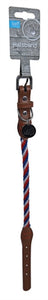 Lief! halsband unisex blauw / rood 45x1 cm - PetSuperXL