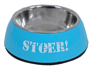 Lief! voerbak boys stoer! blauw 18 cm - PetSuperXL