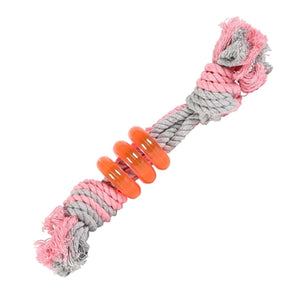 Little rascals ringen met touw assorti 38 cm - PetSuperXL