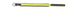 Hunter halsband  convenience comfort neon geel 52-60 cmx25 mm - PetSuperXL