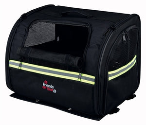 Trixie fietstas zwart 35x29x28 cm - PetSuperXL