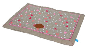 Lief! benchkussen girls beige / roze 104x67 cm - PetSuperXL